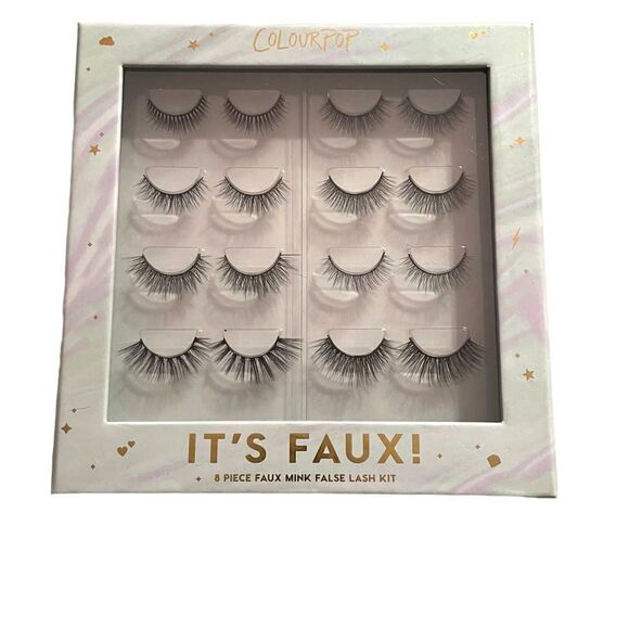 Colourpop It's Faux! Faux Mink False Lash Vault - 8pc set - Picture 1 of 2